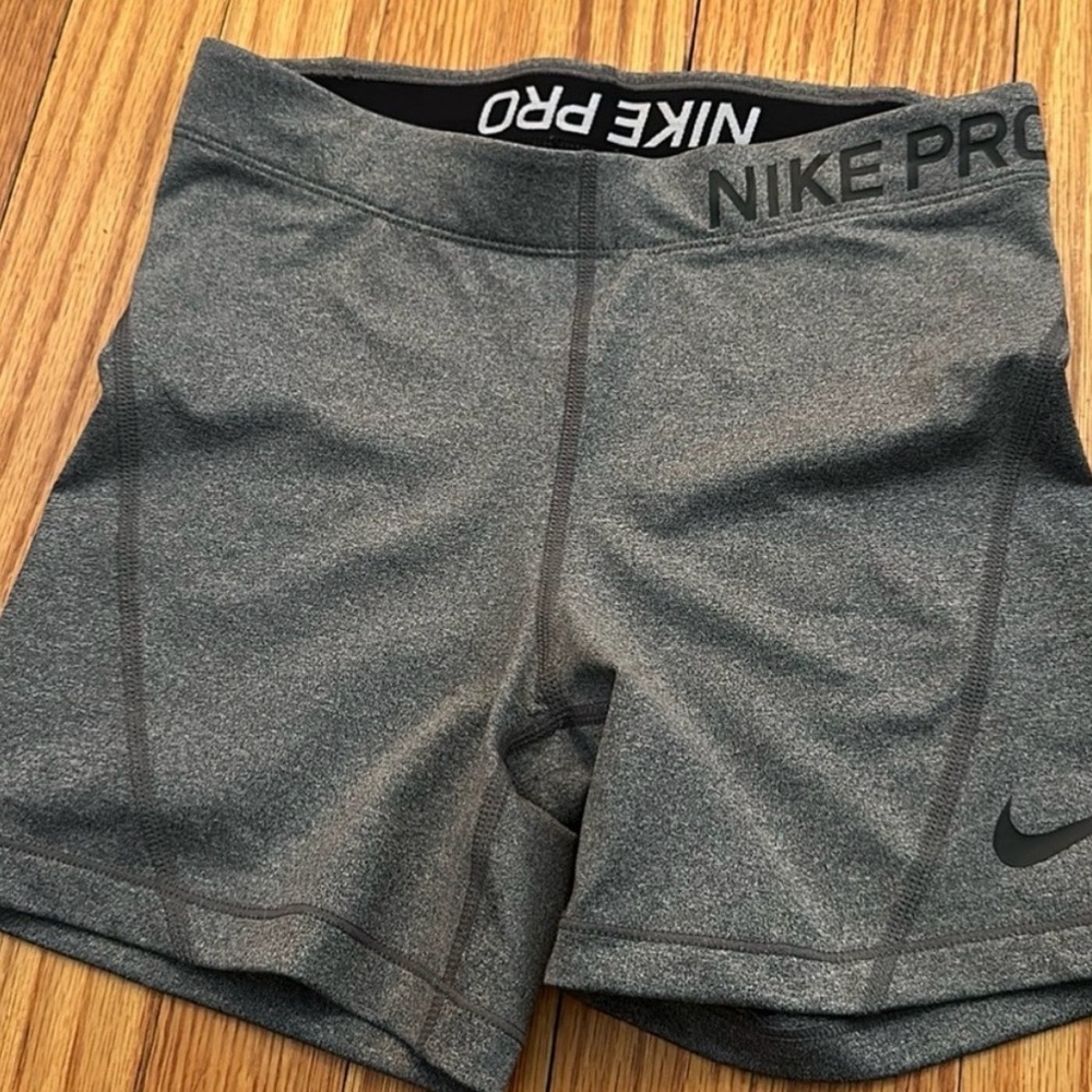 Nike Women's Athletic Charcoal Shorts - Picture 5 of 5